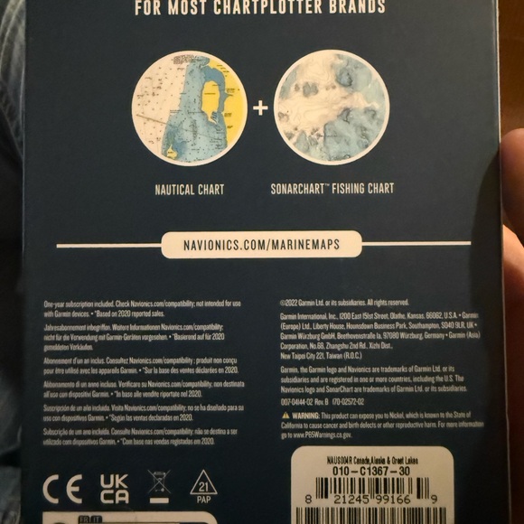 Navionics+ Cartography for Canada, Alaska & Great Lakes - Picture 2 of 5